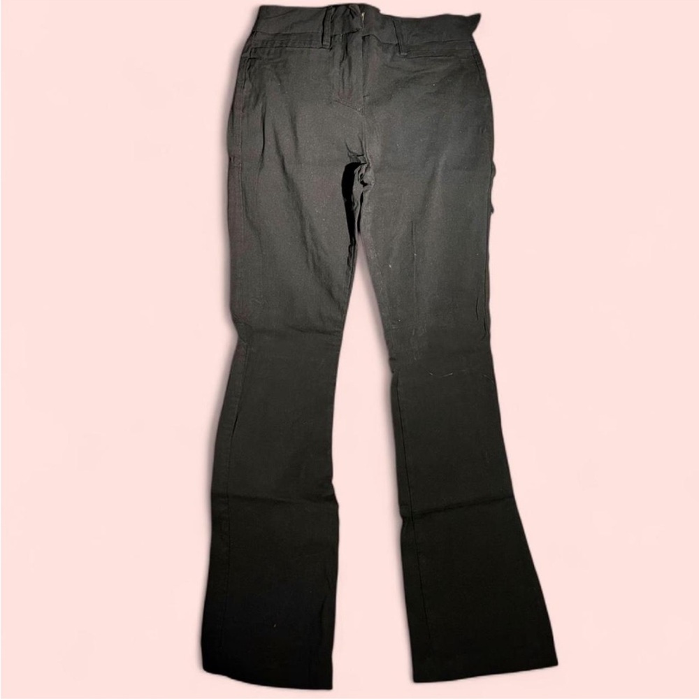 Sleek Black Flare Pants for Versatile Style